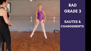 RAD Grade 3 Sautes and Changements [upl. by Lanrev226]