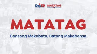 The Department of Education DepEd Launches a New Agenda called MATATAG [upl. by Broeder]