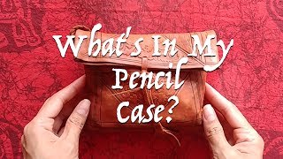 Whats In My Pencil Case Artists Daily Carry  2018  The Pocket Traveler [upl. by Kiernan492]