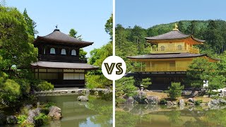 Kyotos Golden Kinkakuji vs Silver Ginkakuji ★ ONLY in JAPAN [upl. by Olumor]