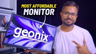 Most Affordable Monitor under 5000 in India 🚀 Geonix Monitor 195 inch HD with 5ms response time [upl. by Resay]