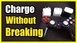 How to Charge PS4 Controller without Burning it OUT Phone Chargers [upl. by Annairba]