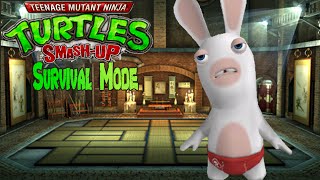 Teenage Mutant Ninja Turtles Smash Up Survival Mode With Raving Rabbid [upl. by Aneehta103]