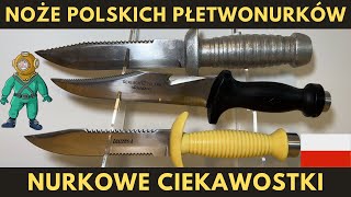 NOŻE PŁETWONURKÓW WP I NURKOWE CIEKAWOSTKI [upl. by Ariahay]