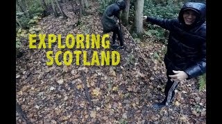 EXPLORING SCOTLAND WOODLANDS amp EXPLAINING OUR PROBLEMS  UK TOUR [upl. by Anaej110]