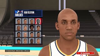 NBA 2K24 Reggie Miller  player creation [upl. by Enelra438]