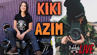 2LaneLIVE  Kiki Azim  Rider Photographer World Motorcycle Traveler [upl. by Innep]