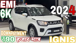 New Maruti IGNIS 2024 Price  Maruti Ignis DELTA On road Price in 2024 Loan Price Emi Downpayment [upl. by Busey857]