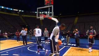 Trick Shot LeBrons quotUnstoppable Movequot [upl. by Oetam415]