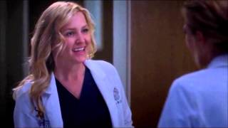 Greys Anatomy  Arizona and Lauren quotKissquot 9x23 [upl. by Pembrook]