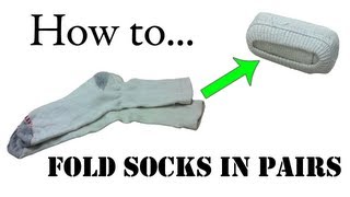 Army Packing Hack How to Fold Your Socks in Pairs Double Roll  Ranger Roll Basic Training [upl. by Anurb135]