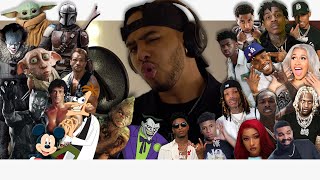 ImDontai Reacts To Azzers Rap Voice Impressions POLO G DABABY LIL NAS X MORE [upl. by Chapell]