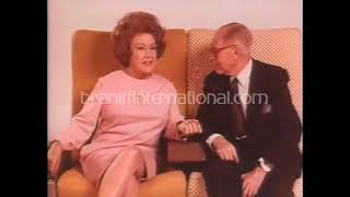 Ethel Merman and Bennett Cerf Braniff International Ad [upl. by Ahselyt]