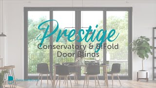 How to Install Prestige Conservatory amp BiFold Door Blinds [upl. by Enaelem]