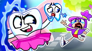 ¡Oh no ¡Ella es una dentista falsa 😱 Salud dental 🦷 Inglés divertido para niños [upl. by Ettenaej]