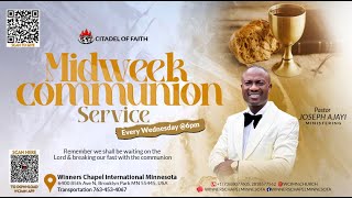 Winners Chapel Int’l Minnesota  Midweek Communion Service  07192023 [upl. by Dunson]