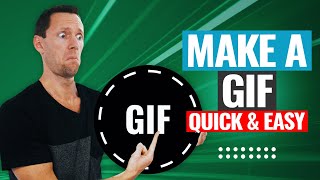 How to Make a GIF From Video  Video to GIF Tutorial UPDATED [upl. by Dahc854]