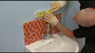 How to Lay Mosaic Tiles Installing Mosaic Tile [upl. by Alcine]