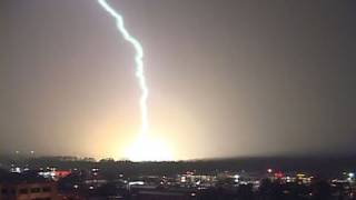 Intense Lightning Storm amp Lightning Over The Ocean Myrtle Beach SC July 5th 2002 [upl. by Haveman799]