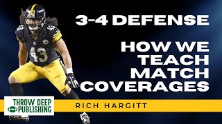 The 34 Defense How We Teach Man Match Coverage [upl. by Ahsaret772]