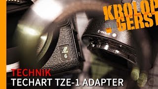 TechArt TZE01 Adapter – Sony FE Mount Objektive an Nikon Z Mount  KrolopampGerst [upl. by Prakash]