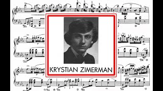 SCORE Chopin  Krystian Zimerman 1975 Andante spianato et grande polonaise brillante Op 22 [upl. by Anahsit444]