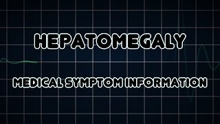 Hepatomegaly Medical Symptom [upl. by Bartolemo]