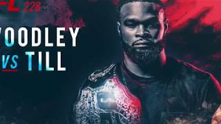 UFC 228 Woodley vs Till Fight Poster Speed Art [upl. by Rachelle]