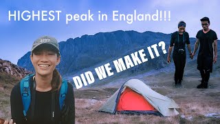 Part I Hiking and Camping to Scafell Pike in Lake District  Filipino Travel Vlog in UK [upl. by Twelve74]