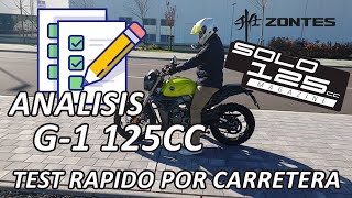 NUEVA ZONTES G1 SCRAMBLER analisis y prueba por carretera [upl. by Aramoix]