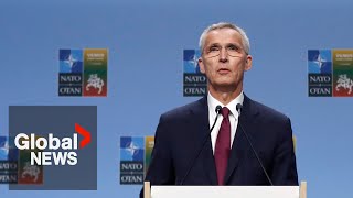 NATO summit Stoltenberg on Ukraines path to membership Chinas coercive behaviour  FULL [upl. by Varney62]