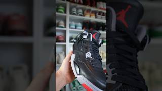 Bred 4 reimagined under retail 🧢 sneakers sneaker kicks trainers [upl. by Brenan]