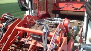 Sod harvest with new Trebro Autostack II [upl. by Eberto]