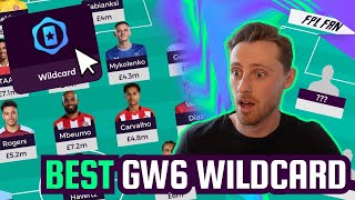 FPL GW6 WILDCARD DRAFT 🔥 I Fantasy Premier League 2425 [upl. by Agnese]