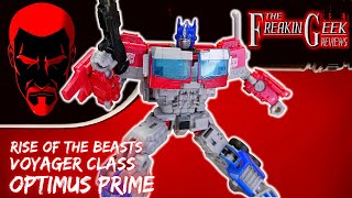 Rise of the Beasts Voyager OPTIMUS PRIME EmGos Transformers Reviews N Stuff [upl. by Rosalinda]