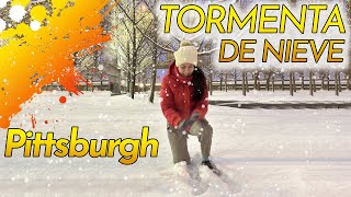 Tormenta De Nieve en Pittsburgh PA [upl. by Euginimod]