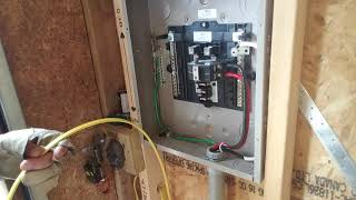 Installing Romex cable into Electrical Panel [upl. by Whitford438]