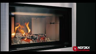 La NordicaExtraflame Il nostro Fuoco  Caminetto Monoblocco 1000 Evo [upl. by Gen]