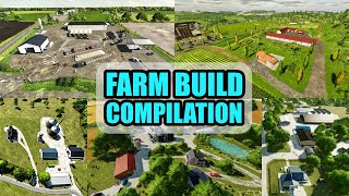 FS22 Custom Farm Build Compilation  Farming Simulator 22 [upl. by Waxman]