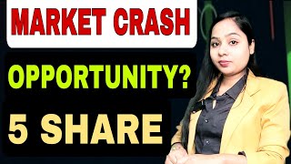 MARKET CRASH OPPORTUNITY 5 STOCKS TO BUY NOW [upl. by Dagley]