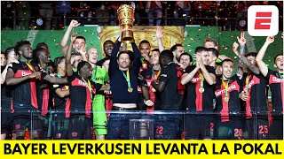 BAYER LEVERKUSEN LEVANTA LA POKAL Los de XABI ALONSO consiguieron HISTÓRICO DOBLETE  Copa Alemana [upl. by Ahsyas]