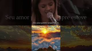 Seguro estou nos braços Daquele que nunca me deixou shorts louvor gospel worship god adorar [upl. by Grous401]