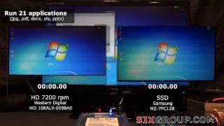 SSD vs HDD 7200rpm real comparison Samsung 830  WD 10EALX [upl. by Chelton]