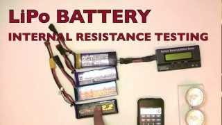 LiPo INTERNAL RESISTANCE TESTING  a simple 12v load tester [upl. by Britni]