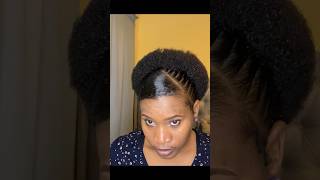 Cute natural hairstyles for short 4a4b hair naturalhairstyles quickandeasyhairstyles shorts [upl. by Agueda]