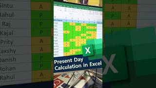 📆🔥Excel Advanced Tips amp Tricks 🔥Present Day Calculation in excel shorts excel msoffice ytshorts [upl. by Autumn637]