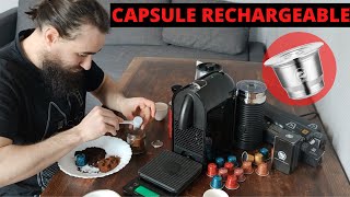 LA CAPSULE RECHARGEABLE NESPRESSO MAGIMIX [upl. by Wirth]