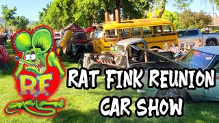 2023 RAT FINK REUNION CAR SHOW  MANTI UTAH  OVER 3 HOURS OF RAT FINKS CARS [upl. by Pantheas]