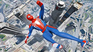 GTA 5 SPIDERMAN Ragdolls Compilation Euphoria Physics Showcase [upl. by Noraf]