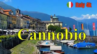 CANNOBIO Italy Lago Maggiore Walking Tour  Italy 4k 2023 [upl. by Yorel222]